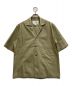 STUDIO NICHOLSON（スタジオニコルソン）の古着「COCKLE SHORT SLEEVE CAMP COLLAR SHIRT」｜ベージュ