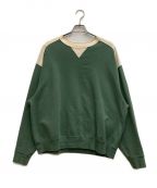 C.Eシーイー キャブエンプト）の古着「PANEL SHOULDER CREW NECK」｜グリーン