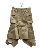 sacaiサカイ）の古着「24SS Cotton Chino Skirt」｜ベージュ