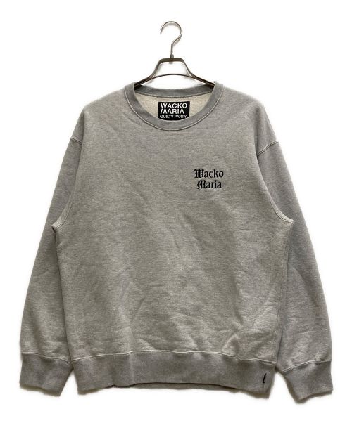 WACKO MARIA（ワコマリア）WACKO MARIA (ワコマリア) CREW NECK SWEAT SHIRT グレー サイズ:Ⅼの古着・服飾アイテム