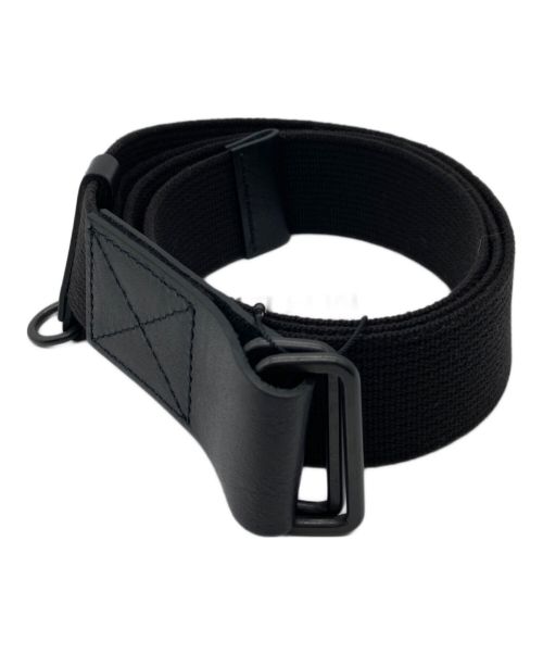 MHL（エムエイチエル）MHL (エムエイチエル) D RING WEBBING BELT ブラックの古着・服飾アイテム