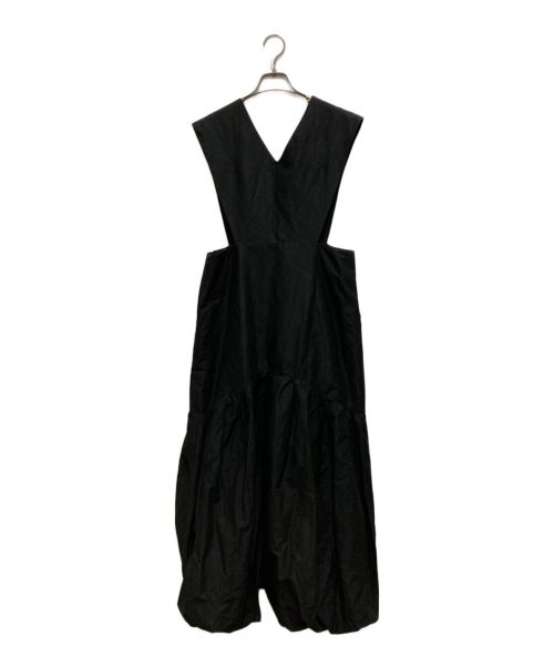 JANE SMITH（ジェーンスミス）JANE SMITH (ジェーンスミス) FRONTZIP BALOON ONEPIECE ブラック サイズ:38の古着・服飾アイテム