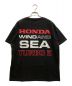 WIND AND SEA (ウィンダンシー) HONDA (ホンダ) プリントTシャツ ブラック サイズ:S：6000円