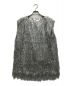 DRIES VAN NOTEN（ドリスヴァンノッテン）の古着「Cuzco Fringed Lame Top - Silver」｜シルバー