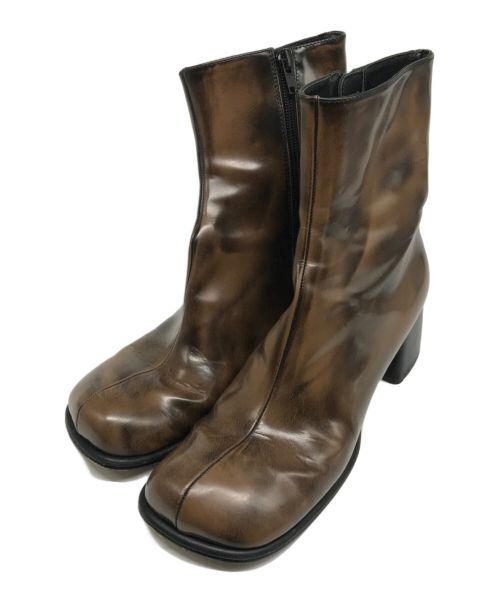 ALM（アルム）ALM (アルム) ADELA LEATHER BOOTS ベージュ サイズ:38の古着・服飾アイテム