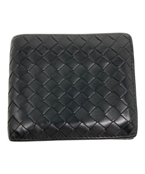 BOTTEGA VENETA（ボッテガベネタ）BOTTEGA VENETA (ボッテガベネタ) 2つ折り財布 ブラック サイズ:下記参照の古着・服飾アイテム