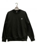 THE NORTH FACEザ ノース フェイス）の古着「Heather Logo Crew」｜ブラック