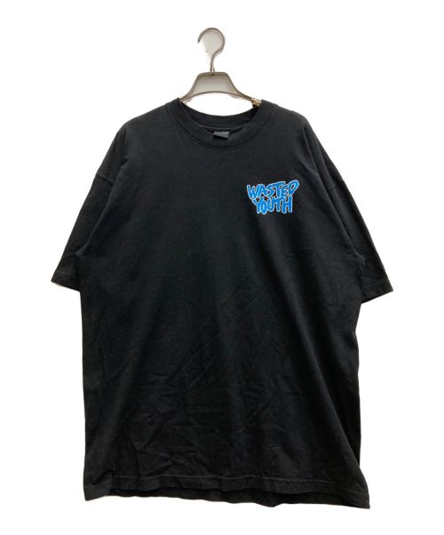 WASTED YOUTH（ウエステッド ユース）WASTED YOUTH (ウエステッド ユース) WASTED NIGHT verdy Tee ブラック サイズ:Ⅼの古着・服飾アイテム