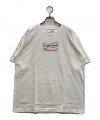 wastedyouth×BUDWEISERウエステッド ユース×バドワイザー）の古着「プリントTシャツ」｜ホワイト