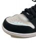 中古・古着 NIKE (ナイキ) Air Jordan 1 Low ホワイト×ブラック サイズ:US 8 1/2：8000円