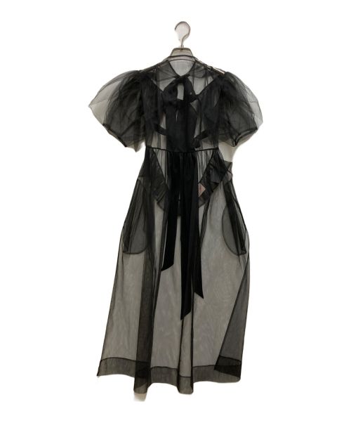 H&M（エイチアンドエム）H&M (エイチアンドエム) Simone Rocha (シモーネ ロシャ) チュールチュニック ブラック サイズ:Sの古着・服飾アイテム