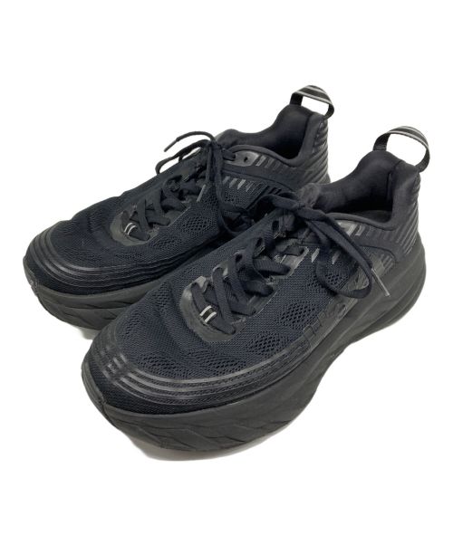 HOKAONEONE（ホカオネオネ）HOKAONEONE (ホカオネオネ) M BONDI 6 WIDE ブラック サイズ:US 8の古着・服飾アイテム