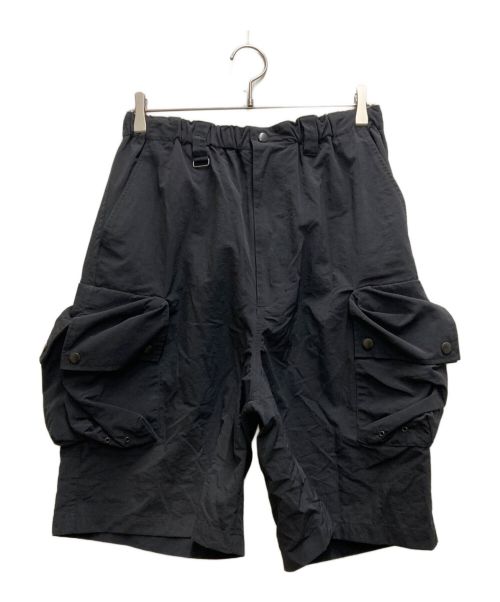 YOKE（ヨーク）YOKE (ヨーク) Multi pockets utility shorts ブラック サイズ:2の古着・服飾アイテム