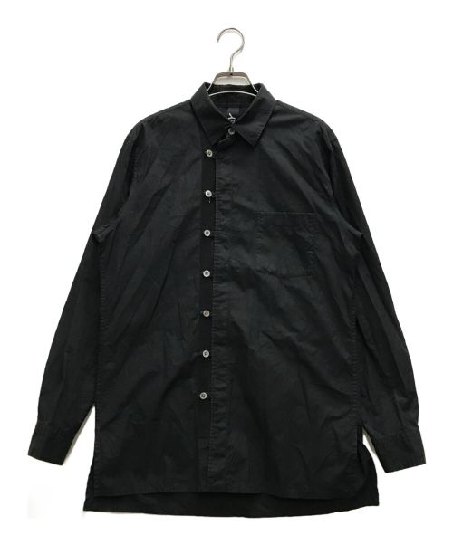 GROUND Y（グラウンドワイ）GROUND Y (グラウンドワイ) PLACKET TAB SHIRT ブラック サイズ:3の古着・服飾アイテム