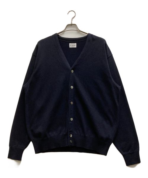 Yonetomi（ヨネトミ）Yonetomi (ヨネトミ) WAVE COTTON KNIT C/D ネイビー サイズ:4の古着・服飾アイテム