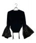 IRENE (アイレネ) Frilly Rib Pullover ネイビー サイズ:36：15000円