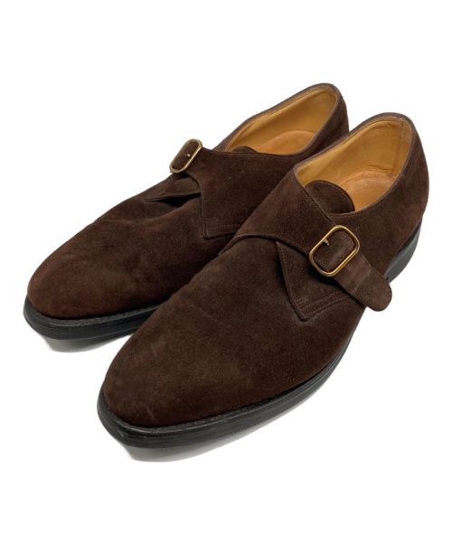 JOHN LOBB（ジョンロブ）JOHN LOBB (ジョンロブ) シングルモンクストラップ ブラウン サイズ:8 1/2の古着・服飾アイテム