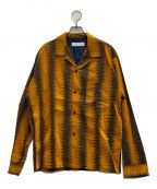 TOGA ARCHIVESトーガアーカイブス）の古着「Flocky print shirt」｜イエロー