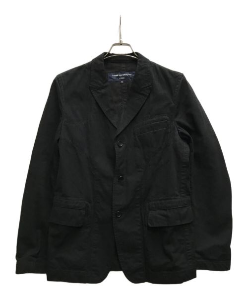 COMME des GARCONS HOMME（コムデギャルソン オム）COMME des GARCONS HOMME (コムデギャルソン オム) コットンキャンバステーラードジャケット ブラック サイズ:Sの古着・服飾アイテム