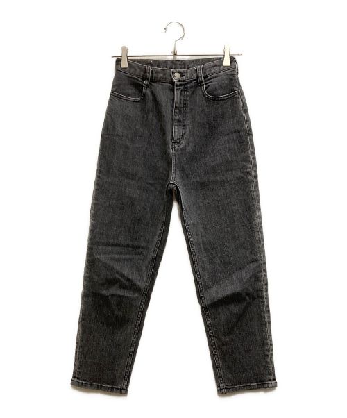 L'appartement（アパルトモン）L'appartement (アパルトモン) High rise taperd denim ブラック サイズ:26の古着・服飾アイテム