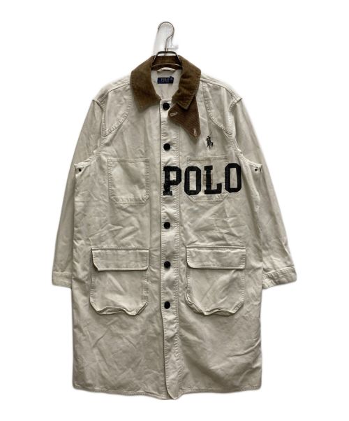 POLO RALPH LAUREN（ポロ・ラルフローレン）POLO RALPH LAUREN (ポロ・ラルフローレン) ダスターコート アイボリー サイズ:Ⅼの古着・服飾アイテム