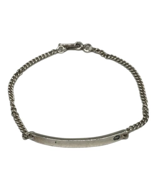 MANANAS（マナナス）MANANAS (マナナス) Narrow ID Bracelet シルバーの古着・服飾アイテム