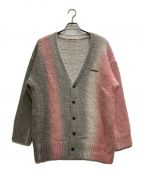 PRANK PROJECTプランクプロジェクト）の古着「Gradation Knit Cardigan」｜ピンク×グレー