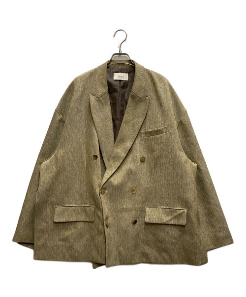 soerte（ソエルテ）SOERTE (ソエルテ) Oversized double-breasted jacket ベージュ サイズ:2の古着・服飾アイテム