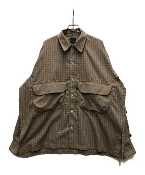 DAIWA PIER39（ダイワ ピア39）DAIWA PIER39 (ダイワ ピア39) TECH SPORTS OPEN COLLAR SHIRTS ベージュ サイズ:Mの古着・服飾アイテム