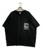 SUPREME×THE NORTH FACEシュプリーム×ザ ノース フェイス）の古着「Printed Pocket Tee」｜ブラック