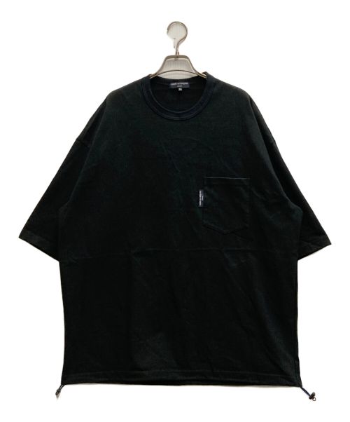 COMME des GARCONS HOMME（コムデギャルソン オム）COMME des GARCONS HOMME (コムデギャルソン オム) 綿度詰め天竺Tシャツ ブラック サイズ:XLの古着・服飾アイテム