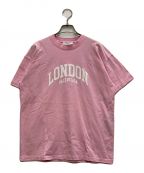 BALENCIAGAバレンシアガ）の古着「LONDONプリントTシャツ」｜ピンク