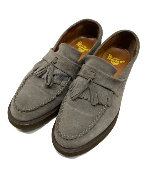 Dr.Martens（ドクターマーチン）Dr.Martens (ドクターマーチン) ADRIANタッセルスエードローファー グレー サイズ:US 9の古着・服飾アイテム