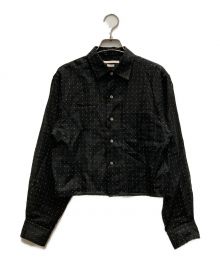 BLURHMS（ブラームス）の古着「Square Dot Short Shirt」｜ブラック