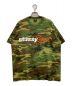 stussy（ステューシー）の古着「SPORT SCRIPT TEE」｜カーキ