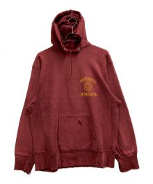 Champion（チャンピオン）の古着「リバースウィーブパーカー」｜レッド