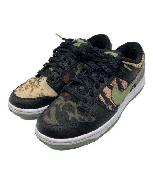 NIKE（ナイキ）NIKE (ナイキ) DUNK LOW SE グリーン×ブラック サイズ:US 8の古着・服飾アイテム