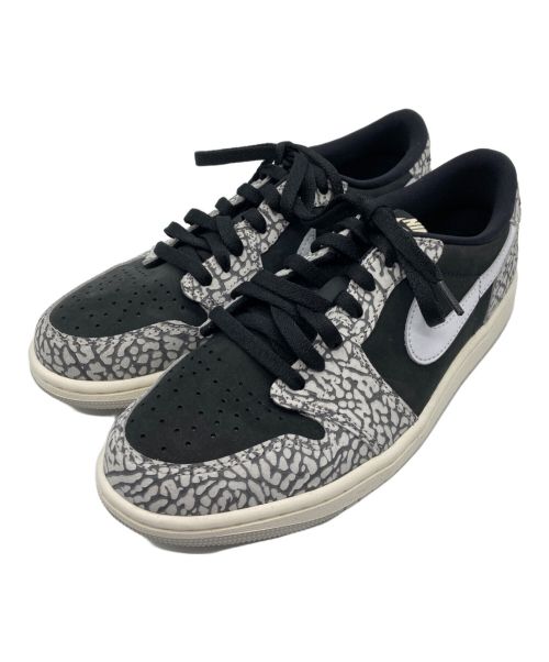 NIKE（ナイキ）NIKE (ナイキ) AIR JORDAN 1 LOW OG グレー×ブラック サイズ:US 8の古着・服飾アイテム