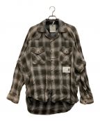 Maison MIHARA YASUHIROメゾン ミハラ ヤスヒロ）の古着「COW BOY CHECK L/S SHIRTS」｜ベージュ