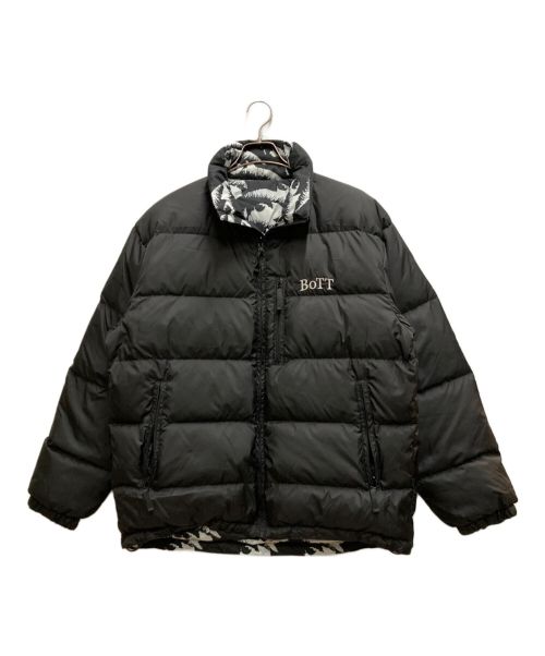 BoTT（ボット）BoTT (ボット) Reversible Down Jacket ブラック サイズ:Ⅿの古着・服飾アイテム