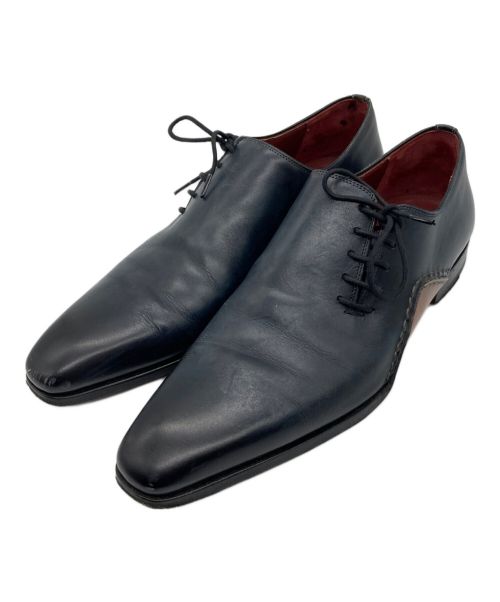 MAGNANNI（マグナーニ）MAGNANNI (マグナーニ) サイドレースアップレザーシューズ ネイビー サイズ:40の古着・服飾アイテム