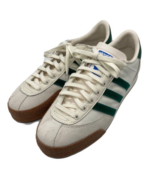 adidas（アディダス）adidas (アディダス) Liam Gallagher (リアム ギャラガー) ローカットスニーカー ホワイト×グリーン サイズ:US 8 1/2の古着・服飾アイテム