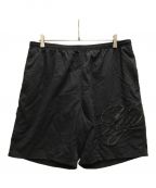 SUPREMEシュプリーム）の古着「Mesh Script Water Short」｜ブラック