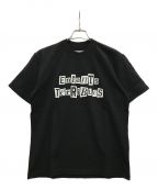 Jean Paul GAULTIER×sacaiジャンポールゴルチェ×サカイ）の古着「プリントTシャツ」｜ブラック