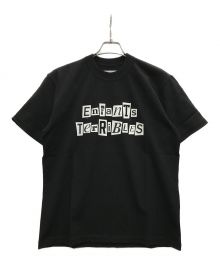 Jean Paul GAULTIER×sacai（ジャンポールゴルチェ×サカイ）の古着「プリントTシャツ」｜ブラック