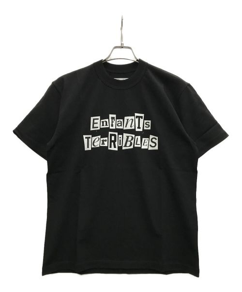 Jean Paul GAULTIER（ジャンポールゴルチェ）Jean Paul GAULTIER (ジャンポールゴルチェ) sacai (サカイ) プリントTシャツ ブラック サイズ:2の古着・服飾アイテム