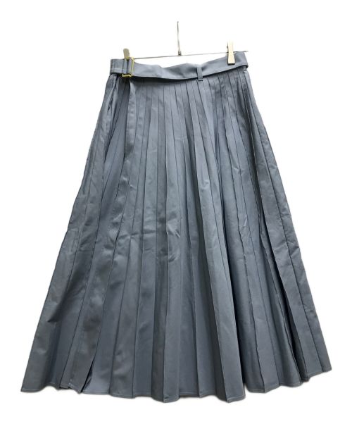 sacai（サカイ）sacai (サカイ) CarHartt (カーハート) WIP Pleated Skirt ブルー サイズ:2の古着・服飾アイテム