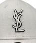 中古・古着 New Era (ニューエラ) Yves Saint Laurent (イヴサンローラン) ニューエラ YSL モノグラム キャップ ホワイト：30000円