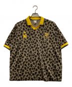 PUMA×SASQUATCHfabrix.×BEAMSプーマ×サスクワッチファブリックス×ビームス）の古着「SOCCER SHIRT」｜オリーブ×イエロー