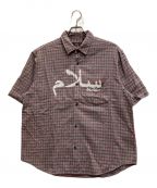 SUPREME×UNDERCOVERシュプリーム×アンダーカバー）の古着「Flannel Shirt」｜グレー×レッド